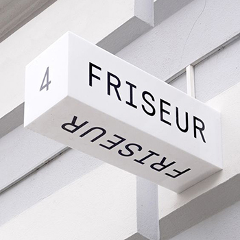 FRISEUR_全壓克力燈箱招牌